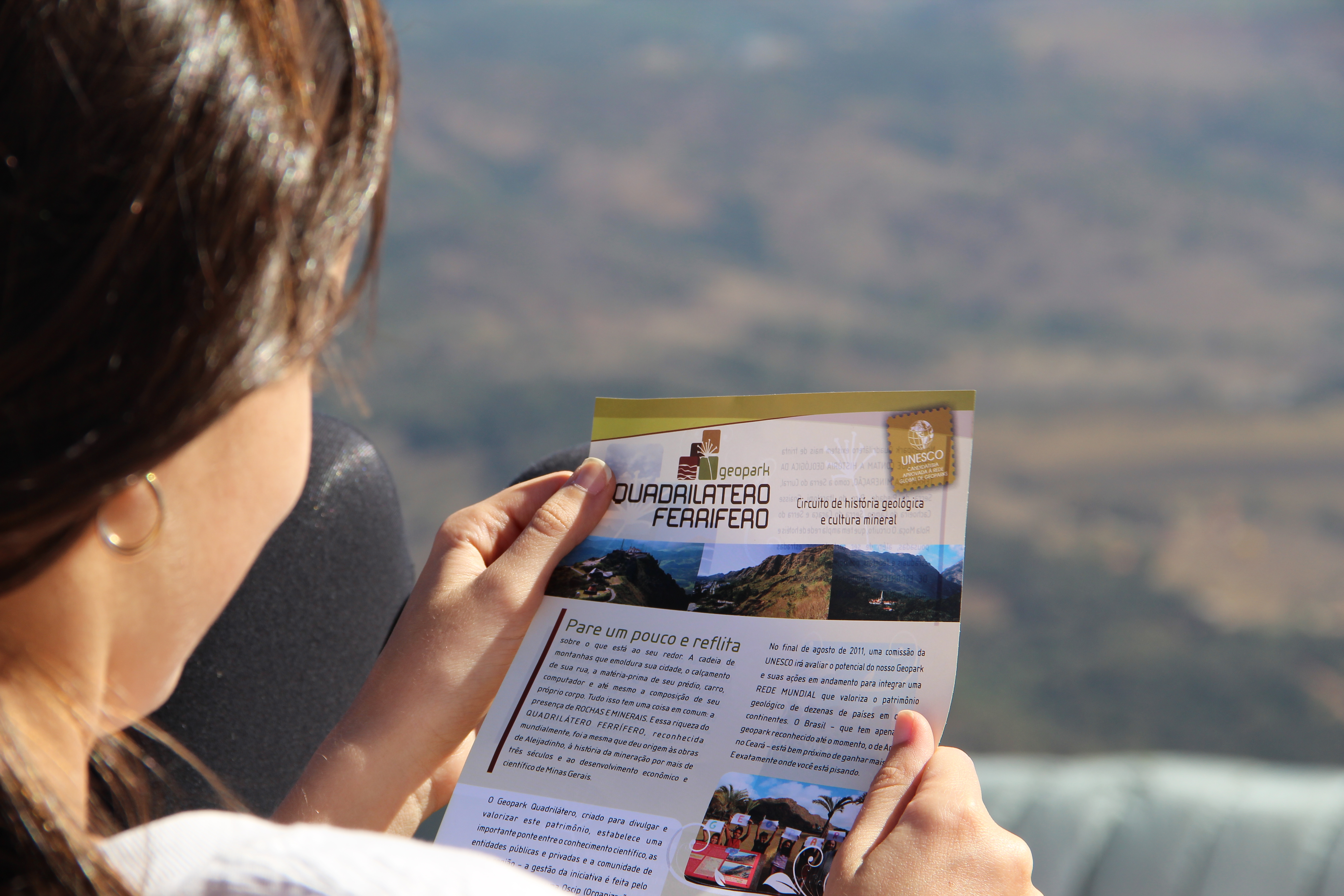 Esportistas da Serra da Moeda conhecem o Geopark e aprovam iniciativa