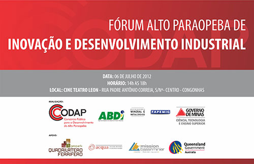Fórum Alto Paraopeba de Inovação e Desenvolvimento Industrial em Congonhas